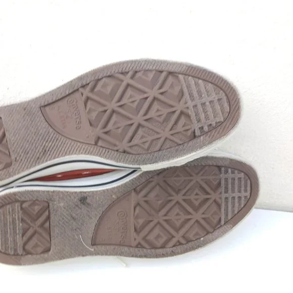 Converse Men's Size 8 Red Laced Shoes - Picture 9 of 10